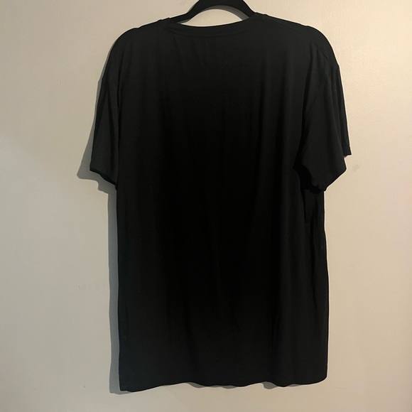 Angel collection 95% bamboo black t-shirt size large - Picture 3 of 3